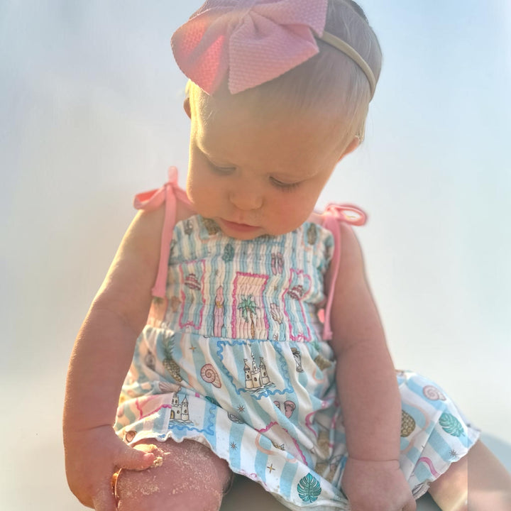 Dress with Bodysuit - Coastal Treasures
