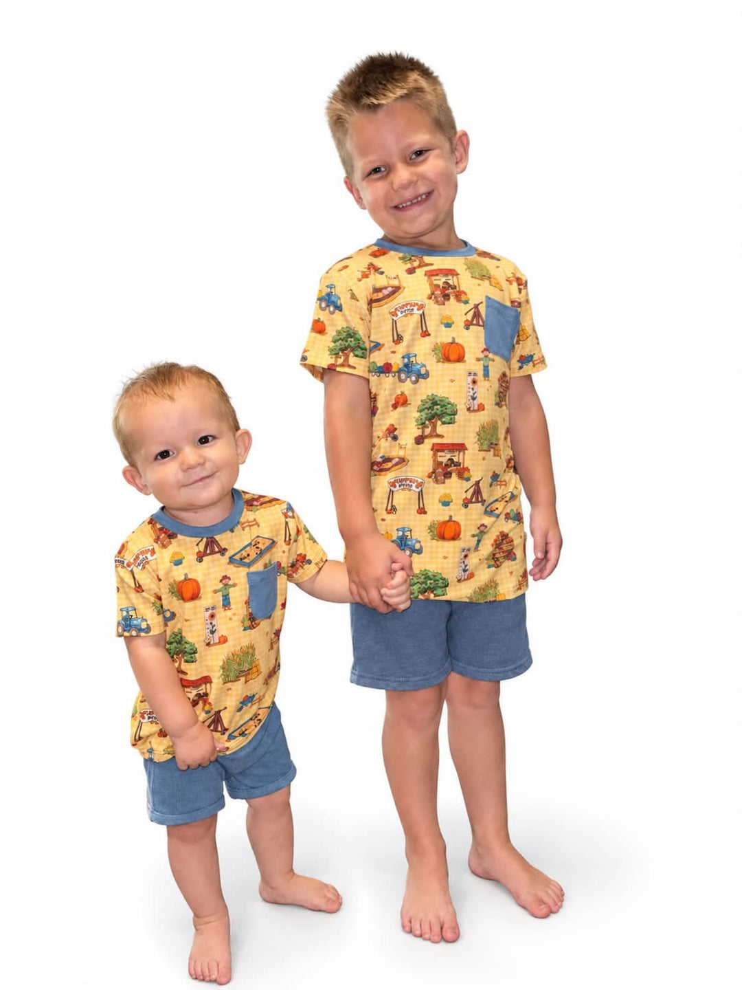 Pocket TShirt - Pumpkin Patch