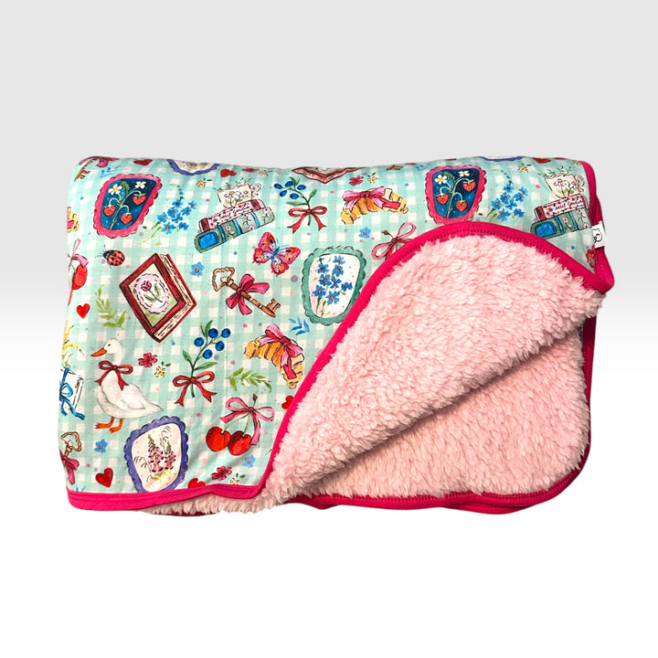 Mini Plush Blanket - Secret Garden