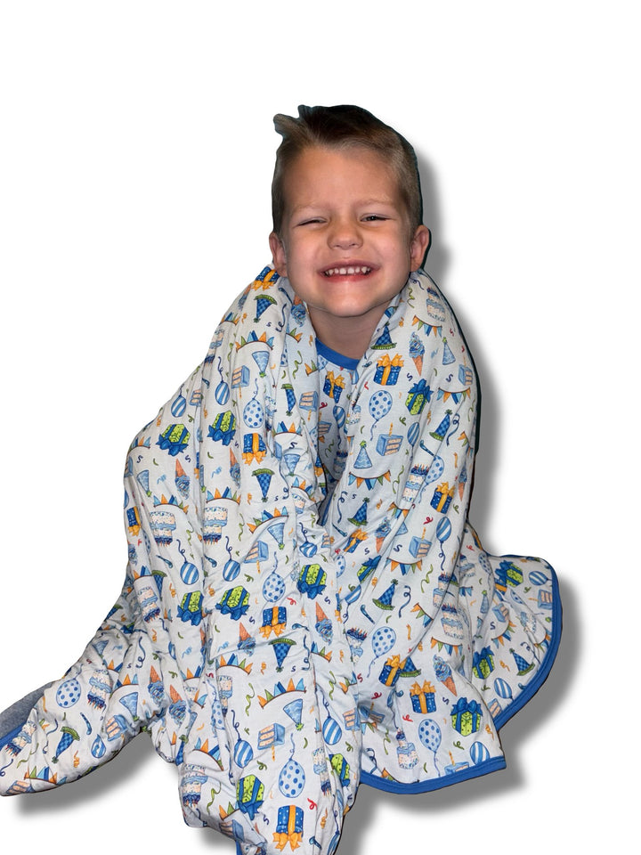 Bamboo Plush Blanket - Brooksees Birthday Bash