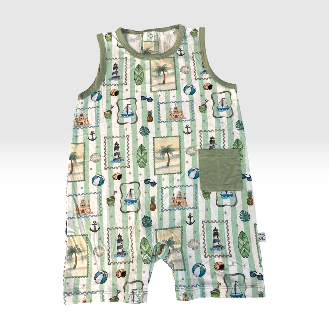 Shorty Romper - Zoo