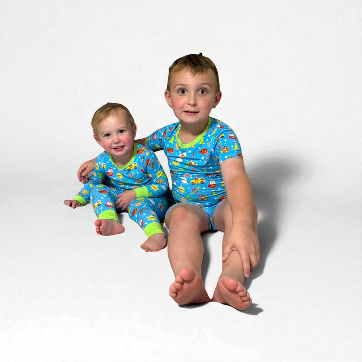 Two-Piece PJ Shorts Set - Space Cowboy