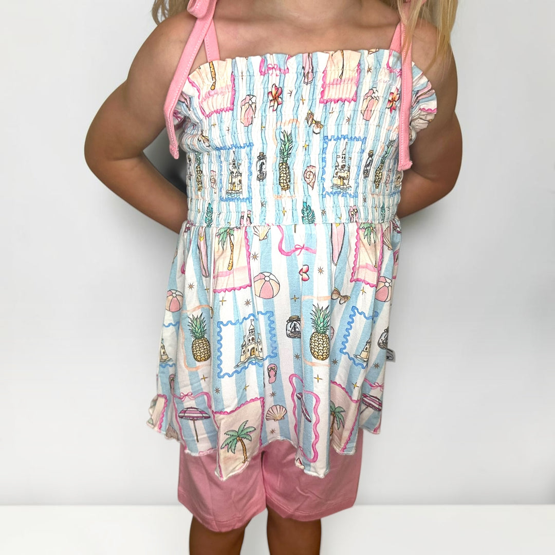 Smocked Top with Bikers - Coastal Treasures