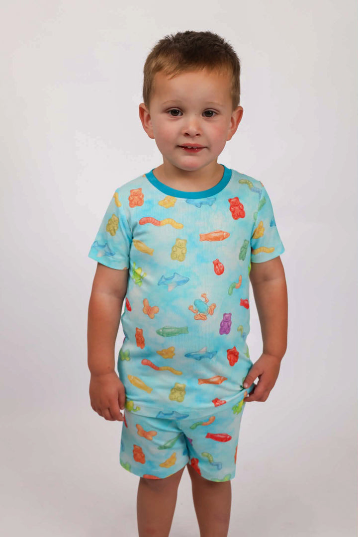Two Piece PJ Shorts -  Splash of Sugar
