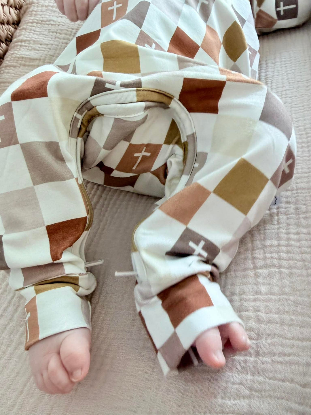 Sweatshirt Romper - Coat of Many Crosses