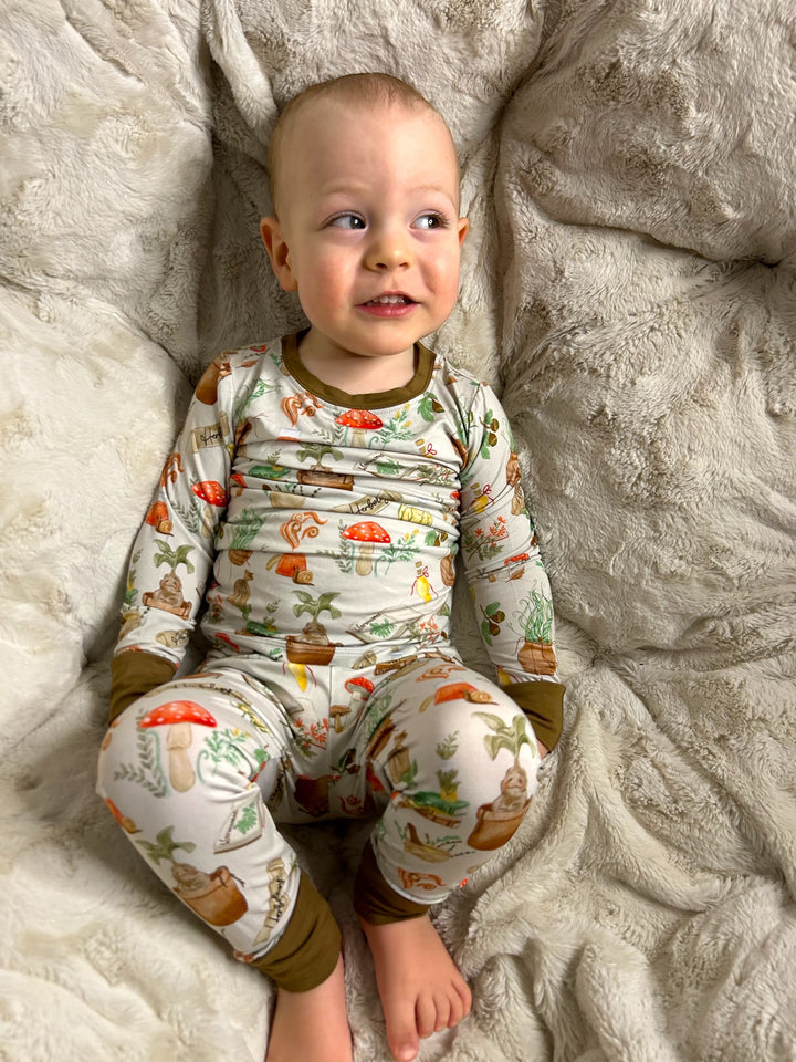 Two-Piece Pajamas - Long Sleeve with Pants -  Mischief & Mandrakes
