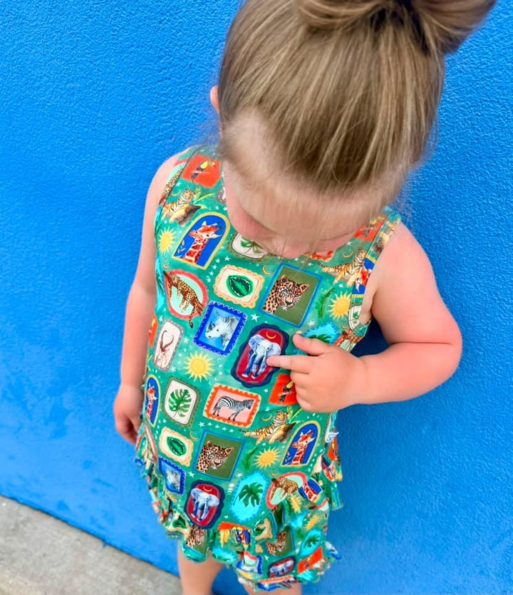 Ruffle Top with Shorts - Safari Snapshots
