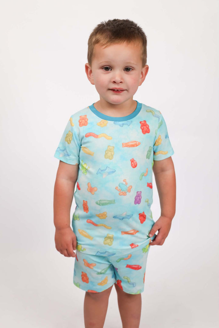 Two Piece PJ Shorts -  Splash of Sugar