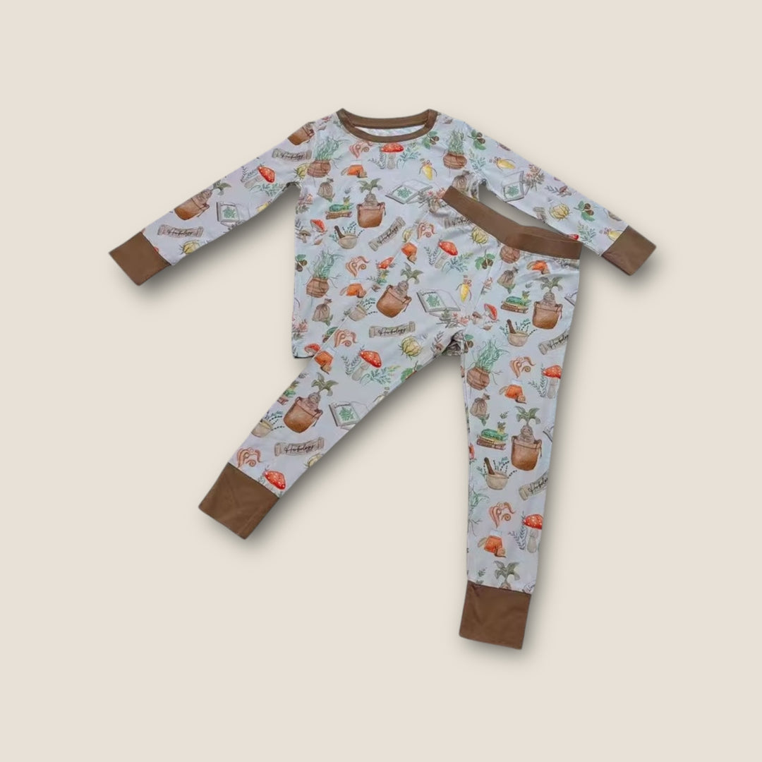 Two-Piece Pajamas - Long Sleeve with Pants -  Mischief & Mandrakes