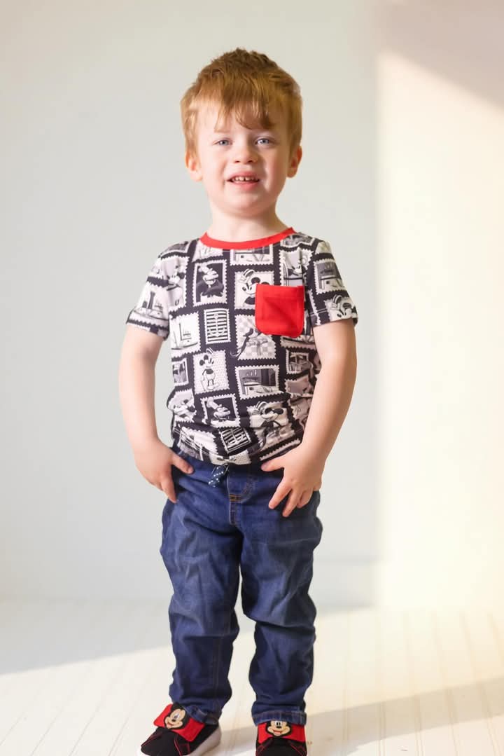 Pocket TShirt - Steamboat Stamps