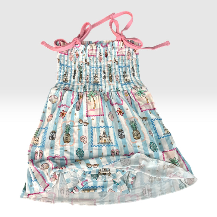 Dress with Bodysuit - Coastal Treasures
