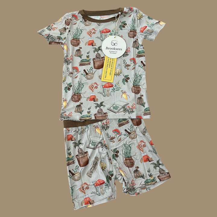 Two-Piece PJ Shorts Set - Mischief & Mandrakes