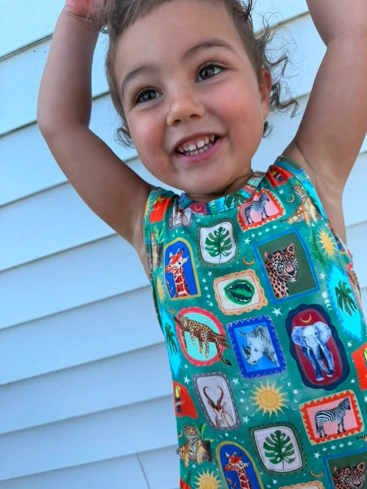 Ruffle Top with Shorts - Safari Snapshots