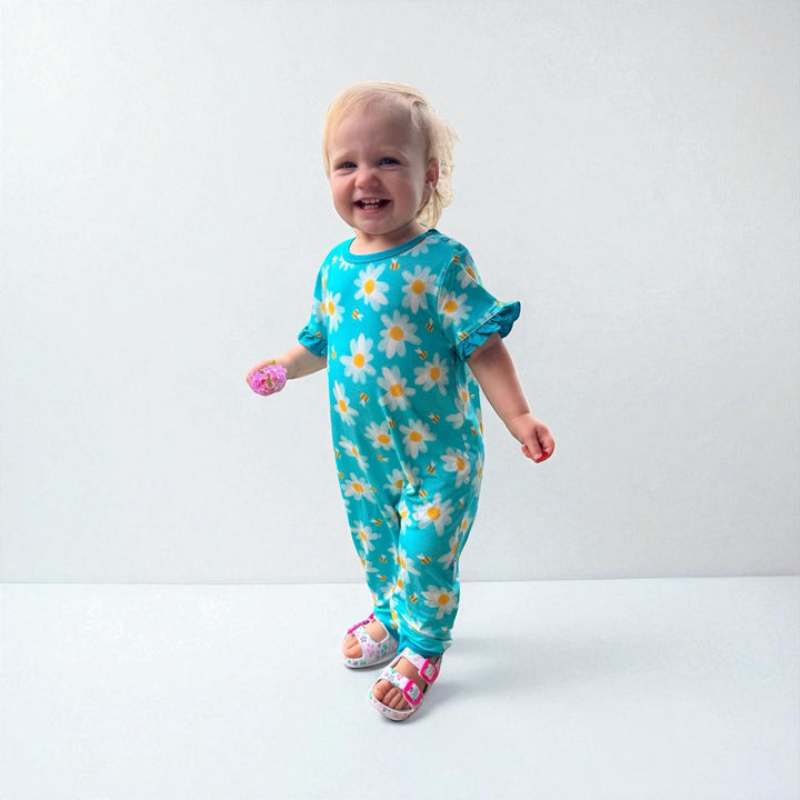 Long Romper -  Buzzing Blooms - FIT TTS