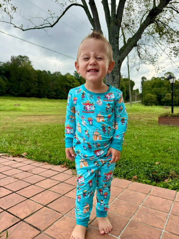 Two-Piece Pajamas - Spooktacular Circus
