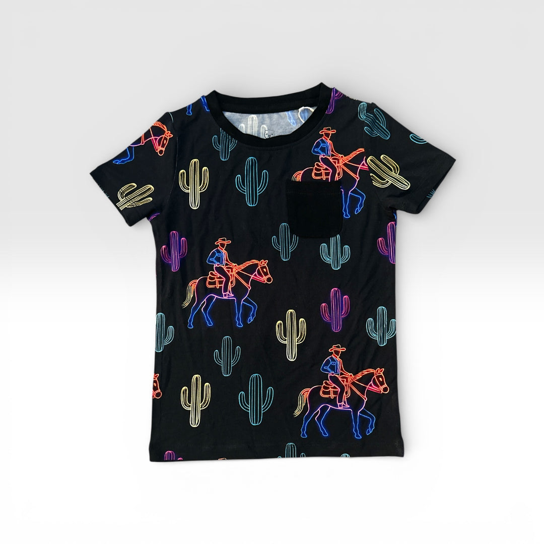 Pocket TShirt - Giddy Up &amp; Glow