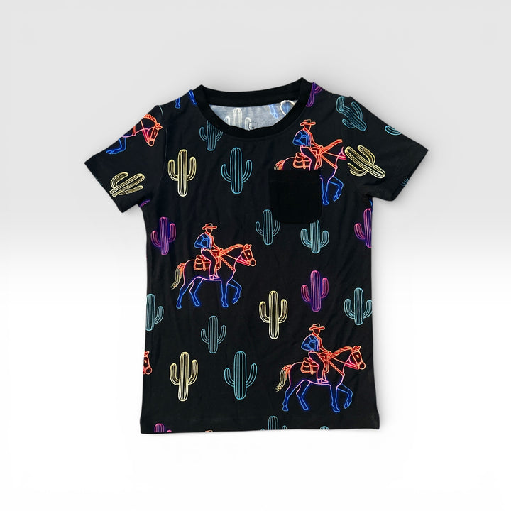 Pocket TShirt - Giddy Up &amp; Glow