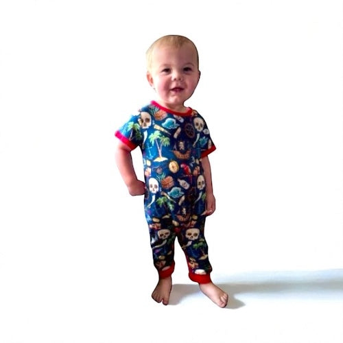 Long Romper -  Shiver me Timbers FIT- TTS