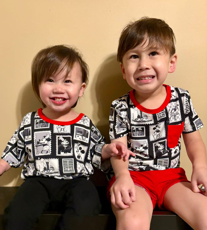Bubble Romper -  Steamboat Stamps
