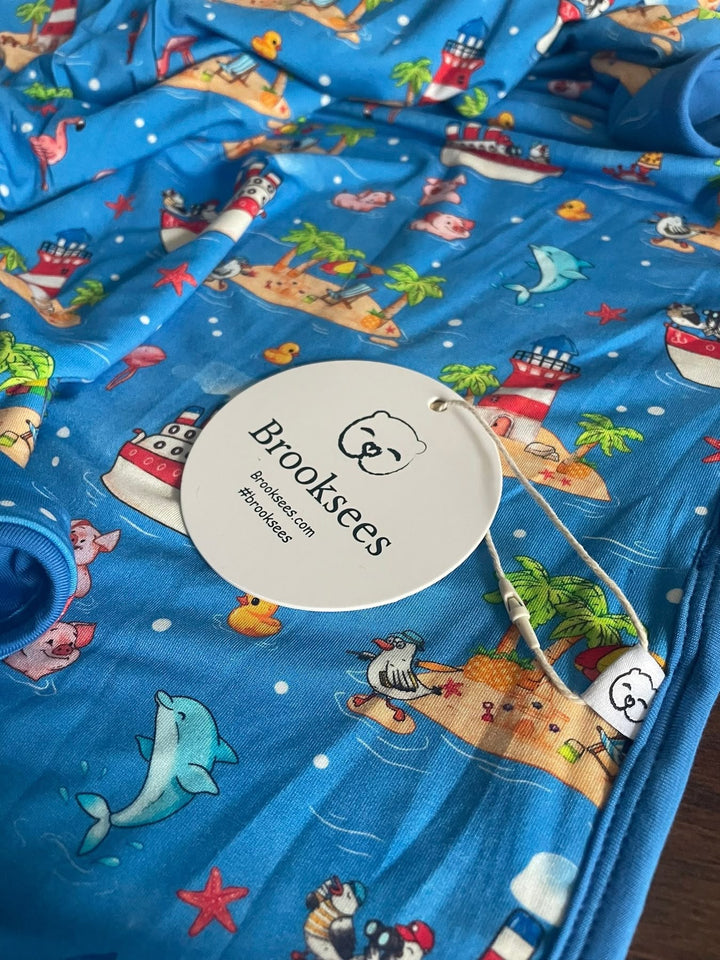 Triple Layer Blanket - Buoys & Gulls