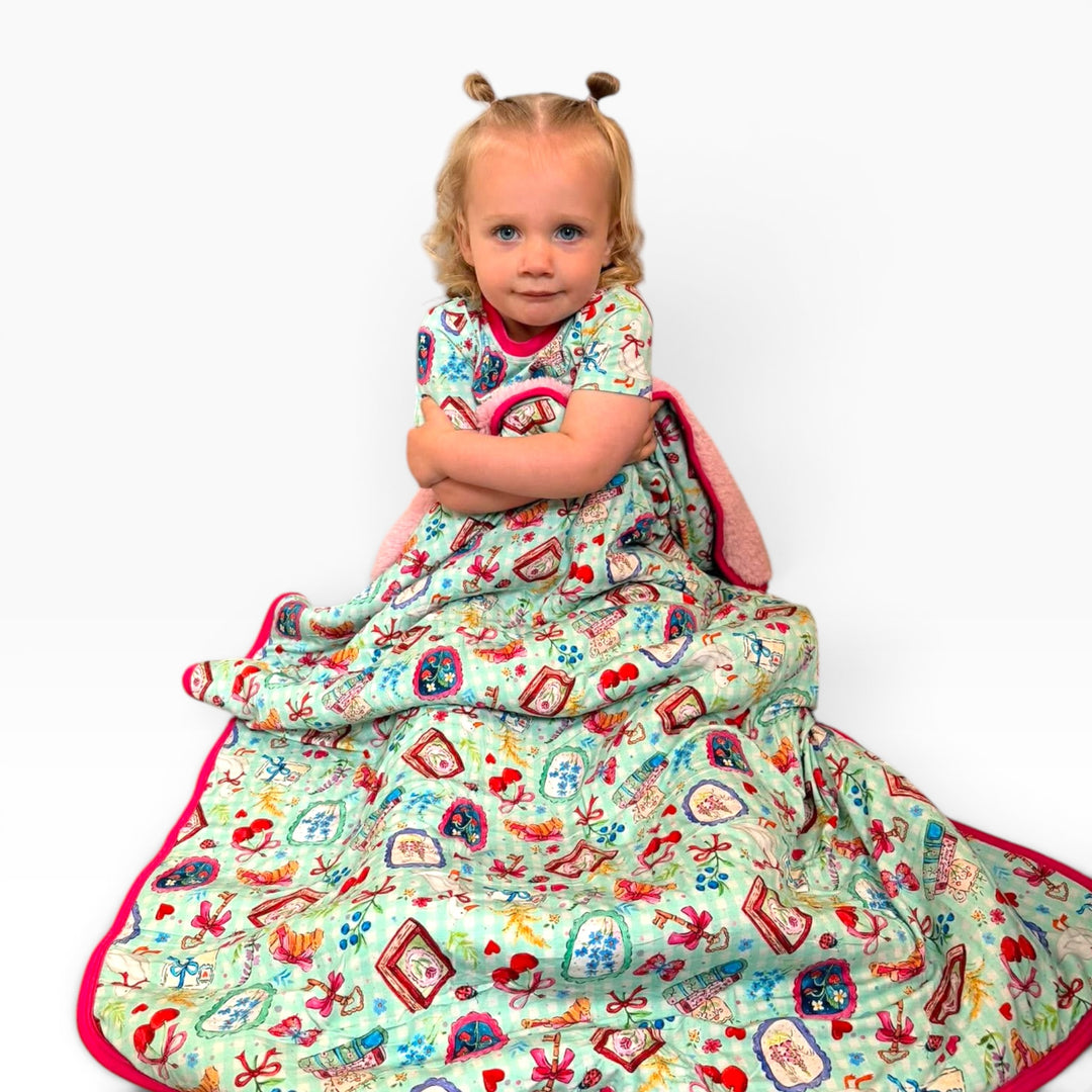 Mini Plush Blanket - Secret Garden