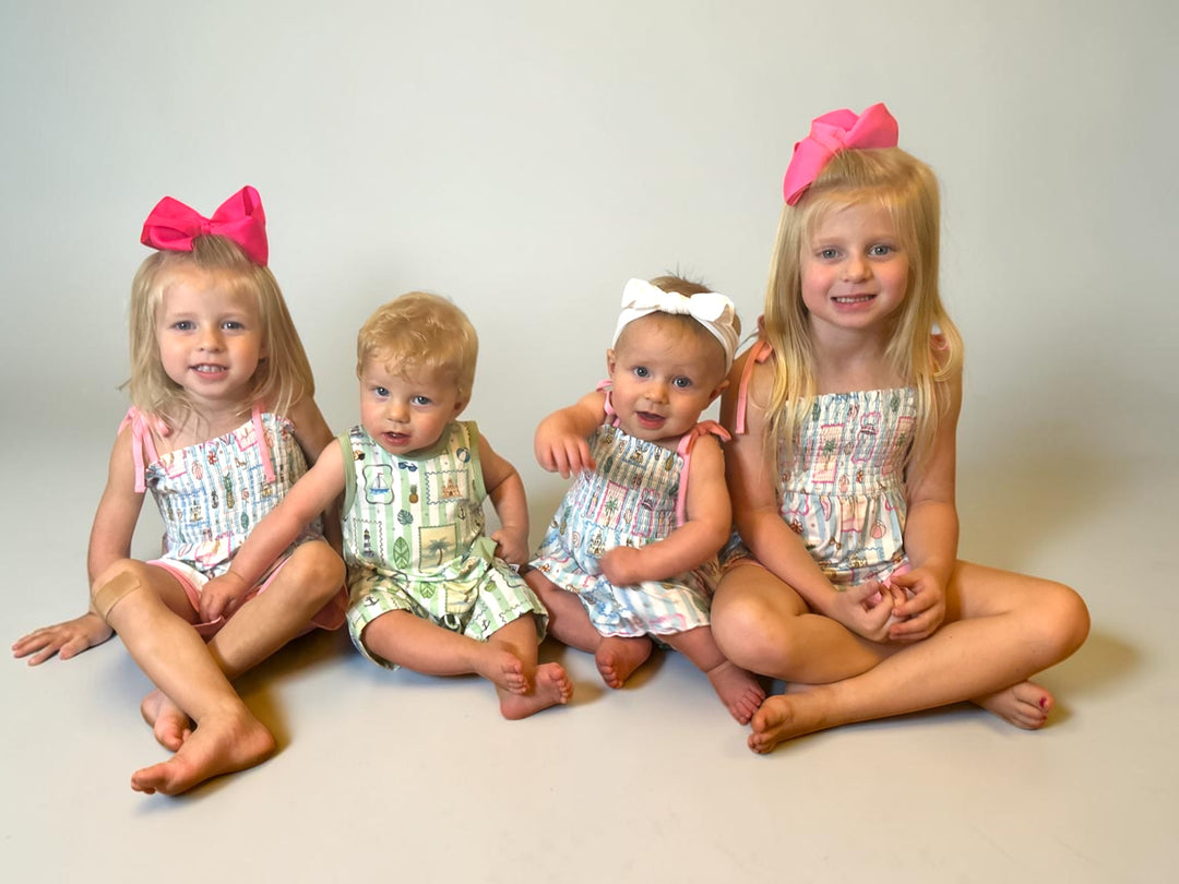 Smocked Top with Bikers - Coastal Treasures