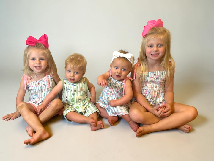 Smocked Top with Bikers - Coastal Treasures