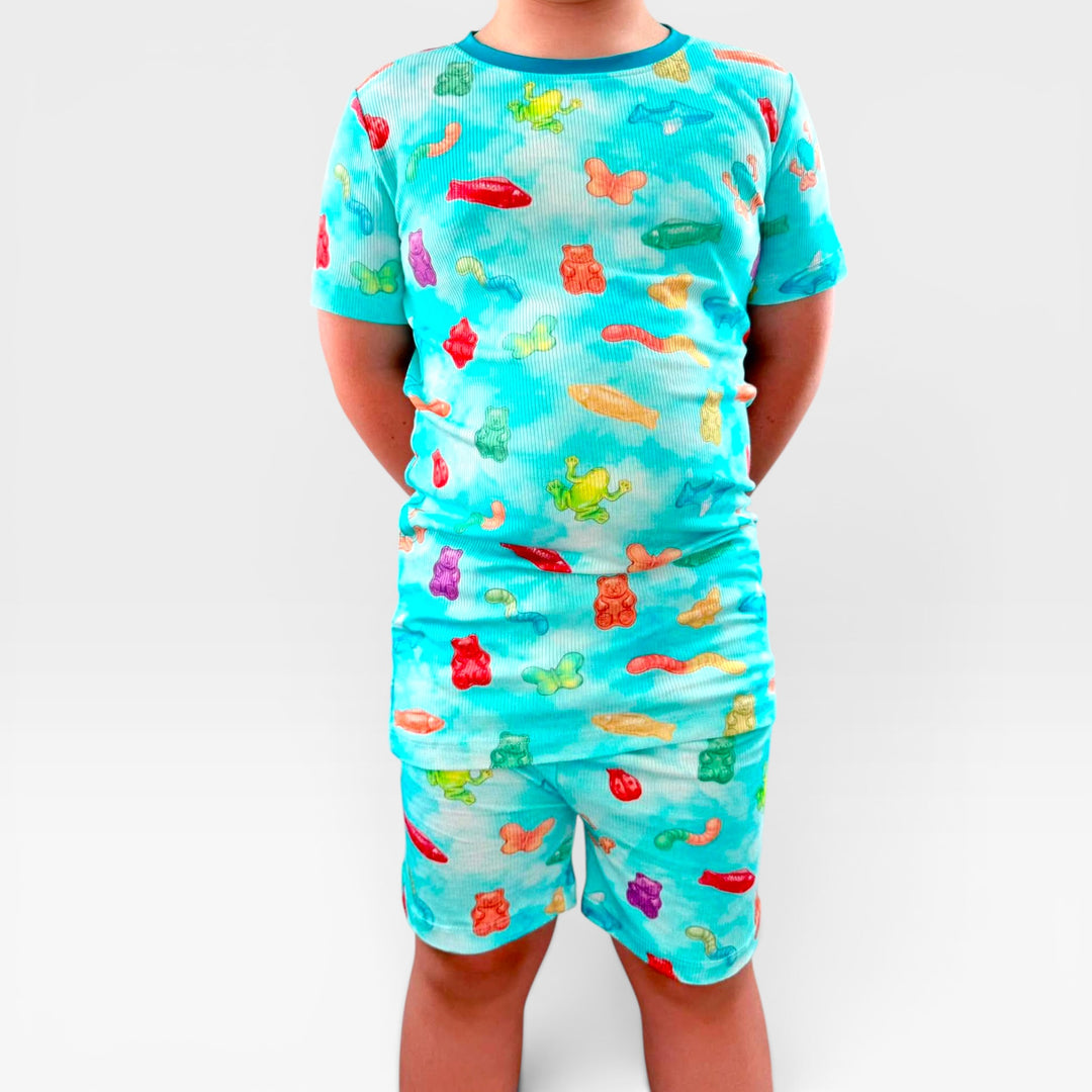 Two Piece PJ Shorts -  Splash of Sugar