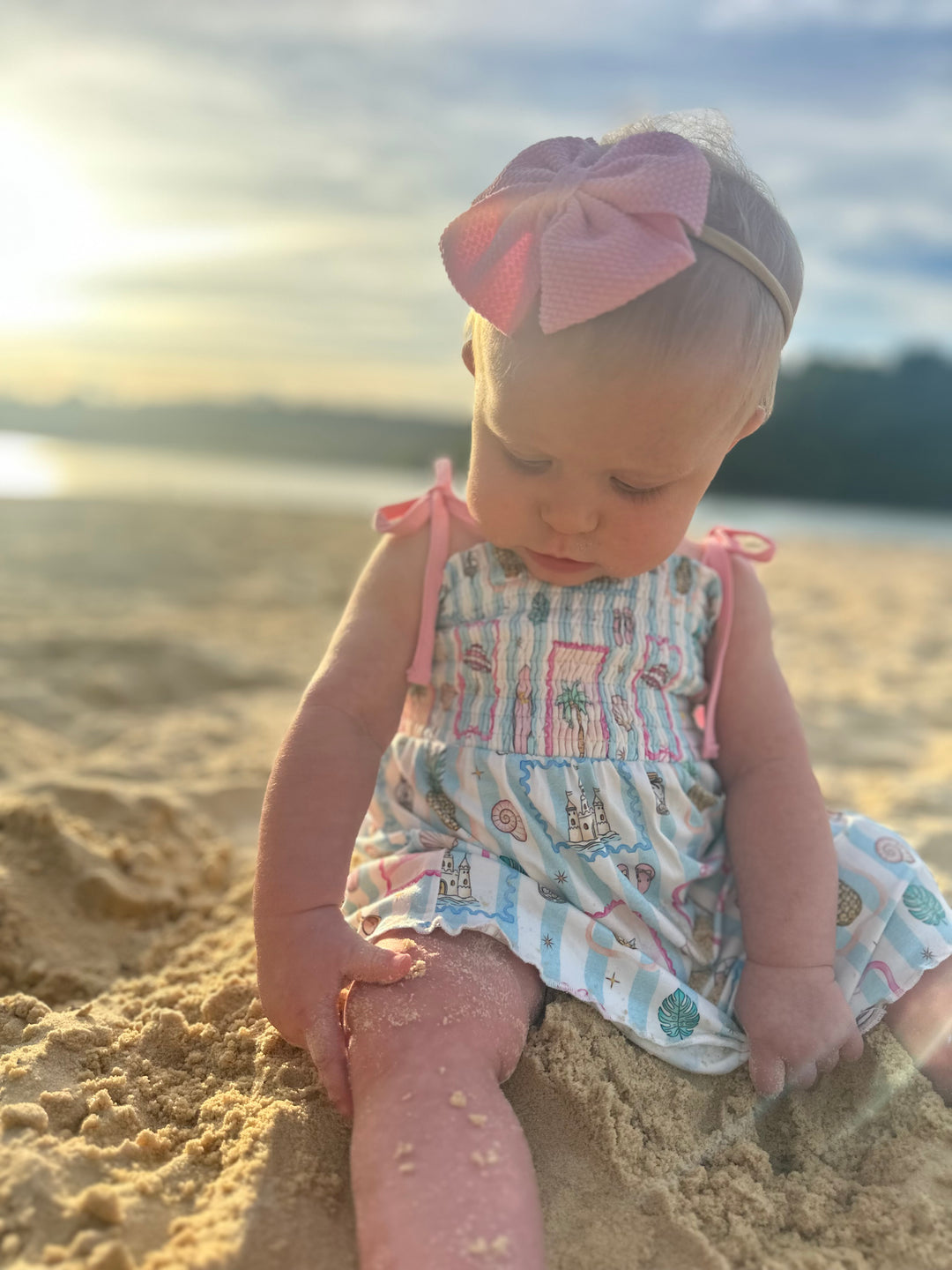 Dress with Bodysuit - Coastal Treasures
