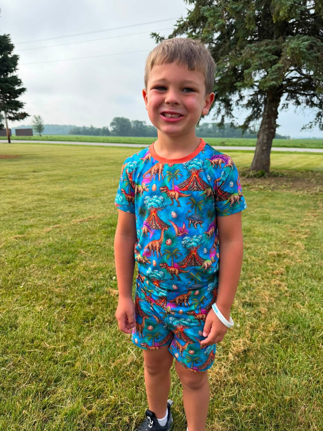 Two Piece PJ Shorts - Adlers Adventures