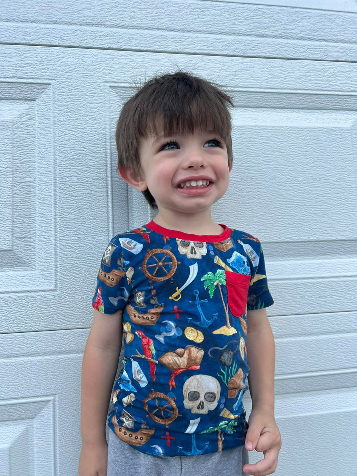 Pocket TShirt -  Shiver me Timbers