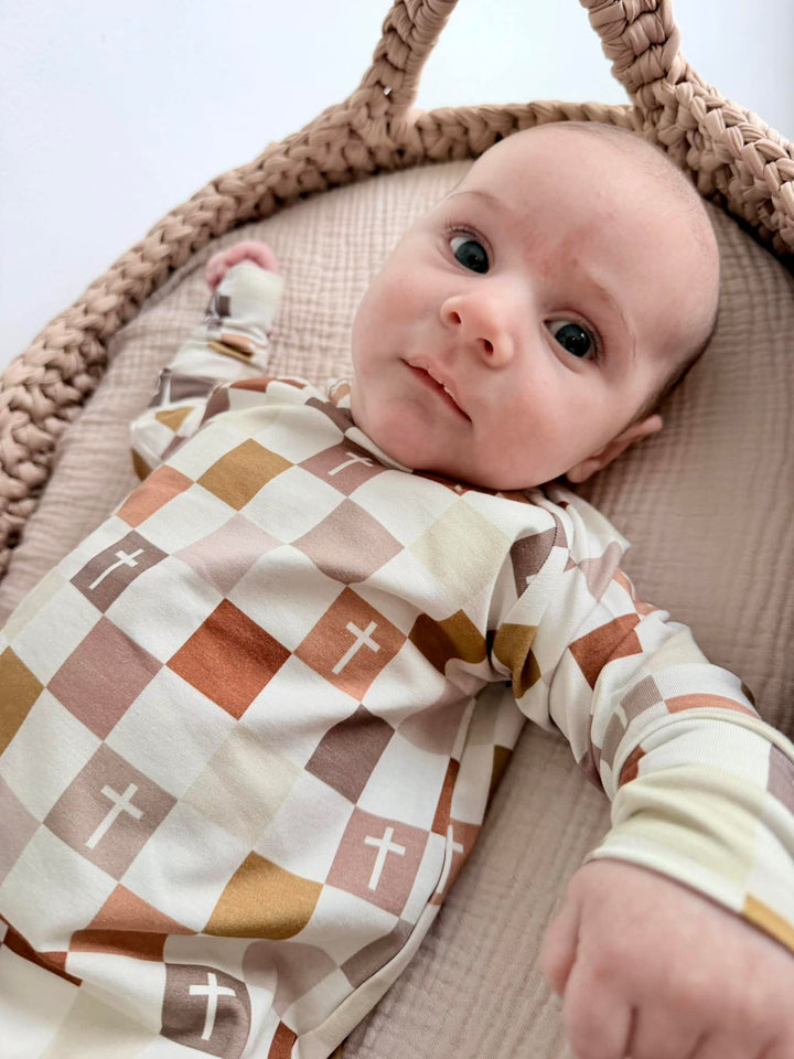 Sweatshirt Romper - Coat of Many Crosses