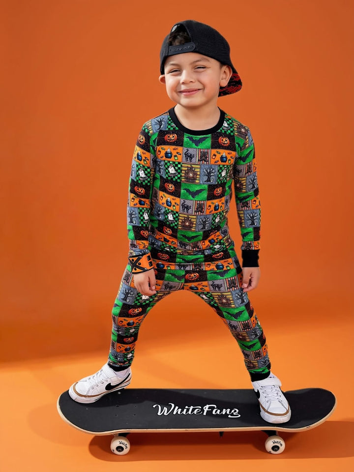2 Piece - Halloween Patches - Boy/Girl Coordinating