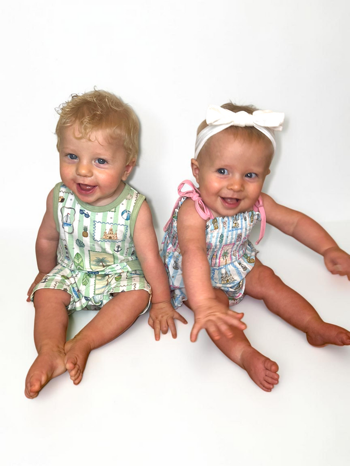Dress with Bodysuit - Coastal Treasures