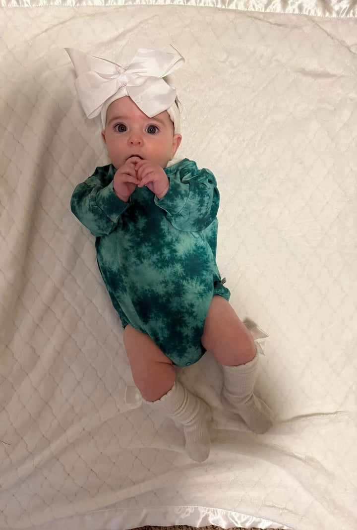 Bubble Romper - Emerald Envy