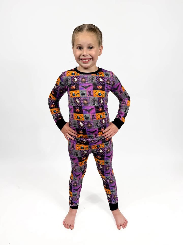 2 Piece - Halloween Patches - Boy/Girl Coordinating