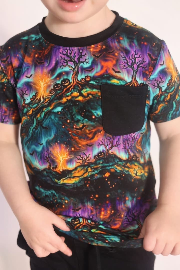 Pocket TShirt - Northern Lights