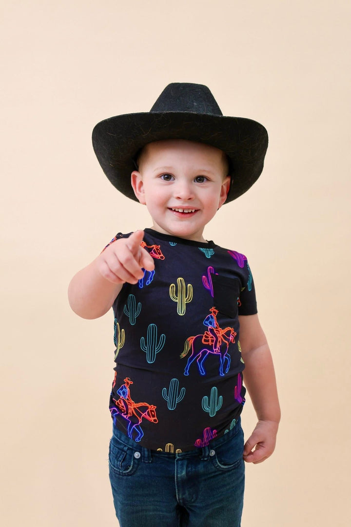 Pocket TShirt - Giddy Up &amp; Glow