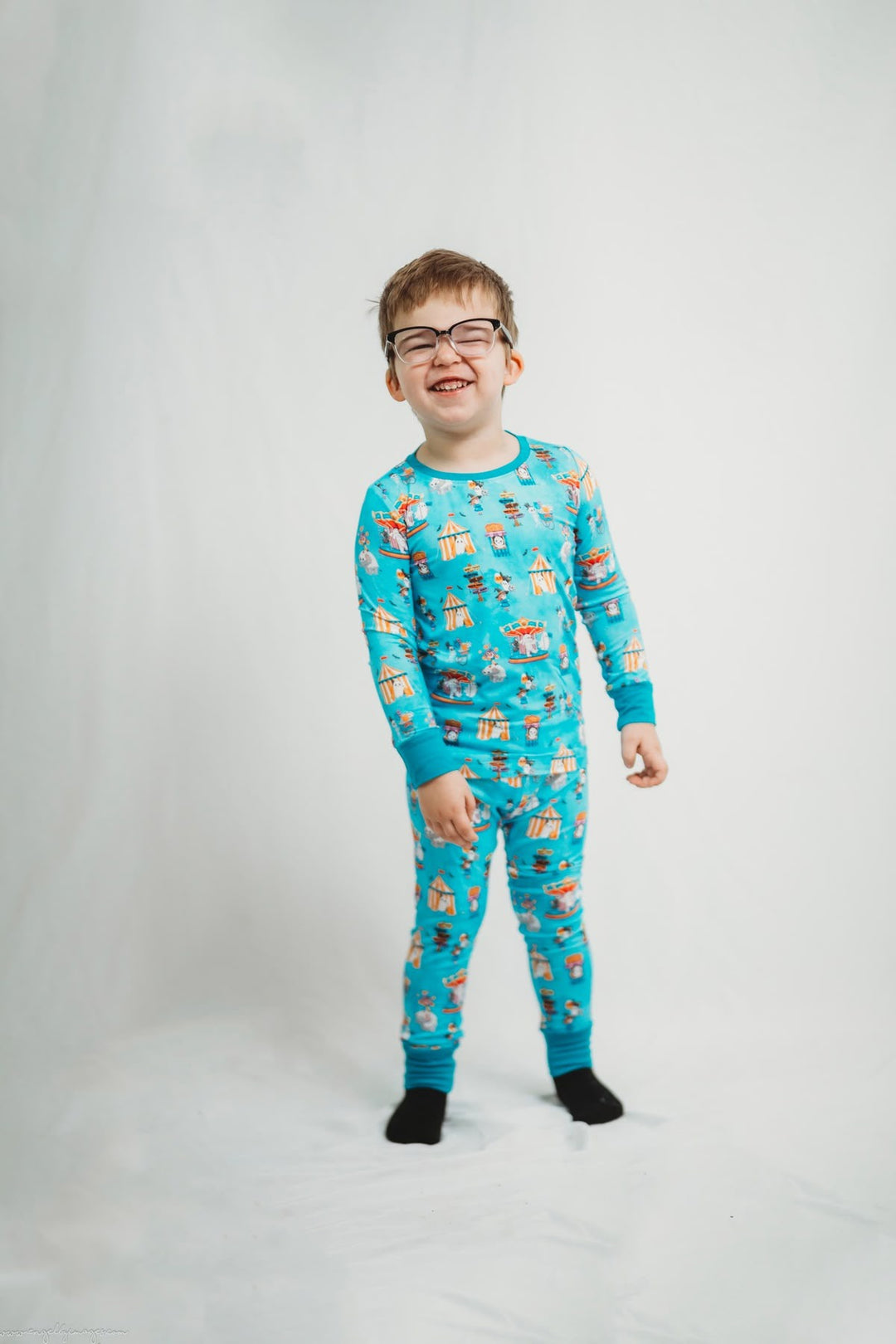 Two-Piece Pajamas - Spooktacular Circus