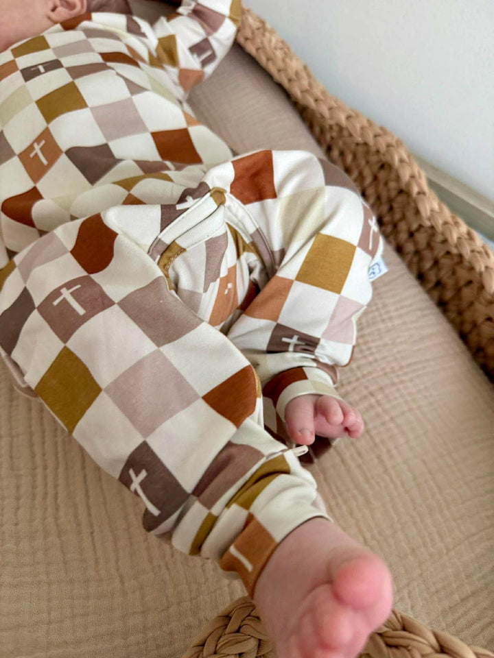 Sweatshirt Romper - Coat of Many Crosses