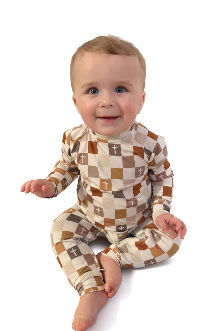 Sweatshirt Romper - Coat of Many Crosses