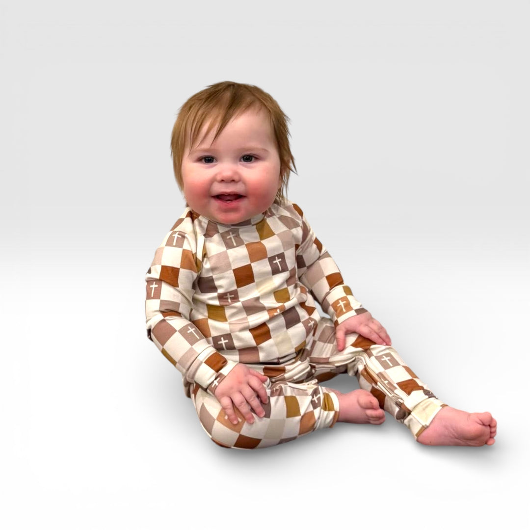 Sweatshirt Romper - Coat of Many Crosses