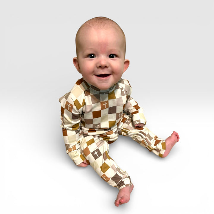 Sweatshirt Romper - Coat of Many Crosses