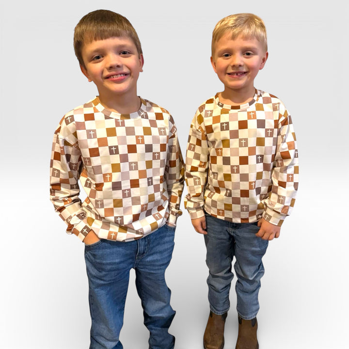 Sweatshirt -  Coat of Many Crosses