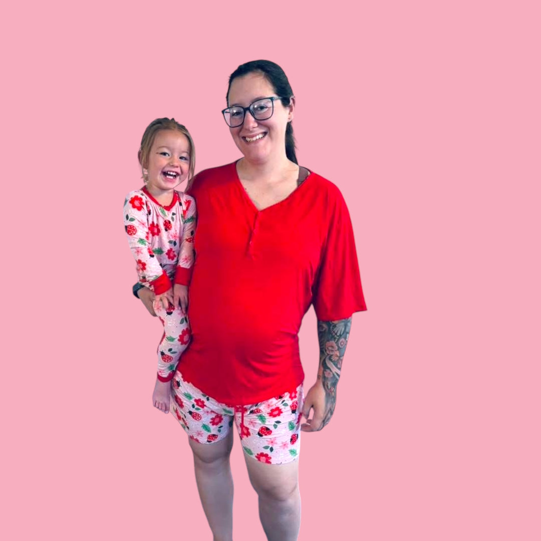 Adult Short Set PJ's - AdoraBug