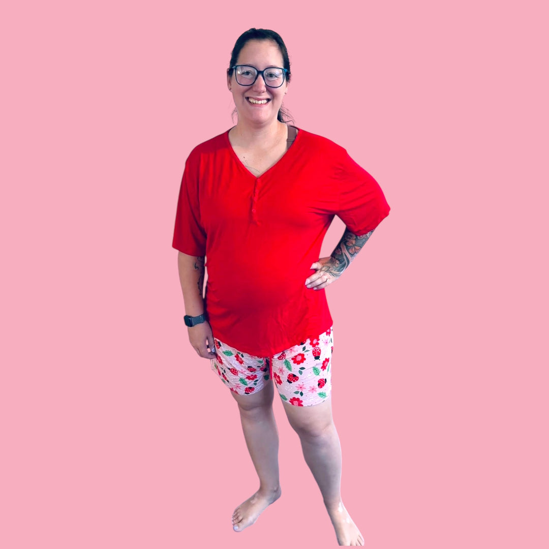 Adult Short Set PJ's - AdoraBug