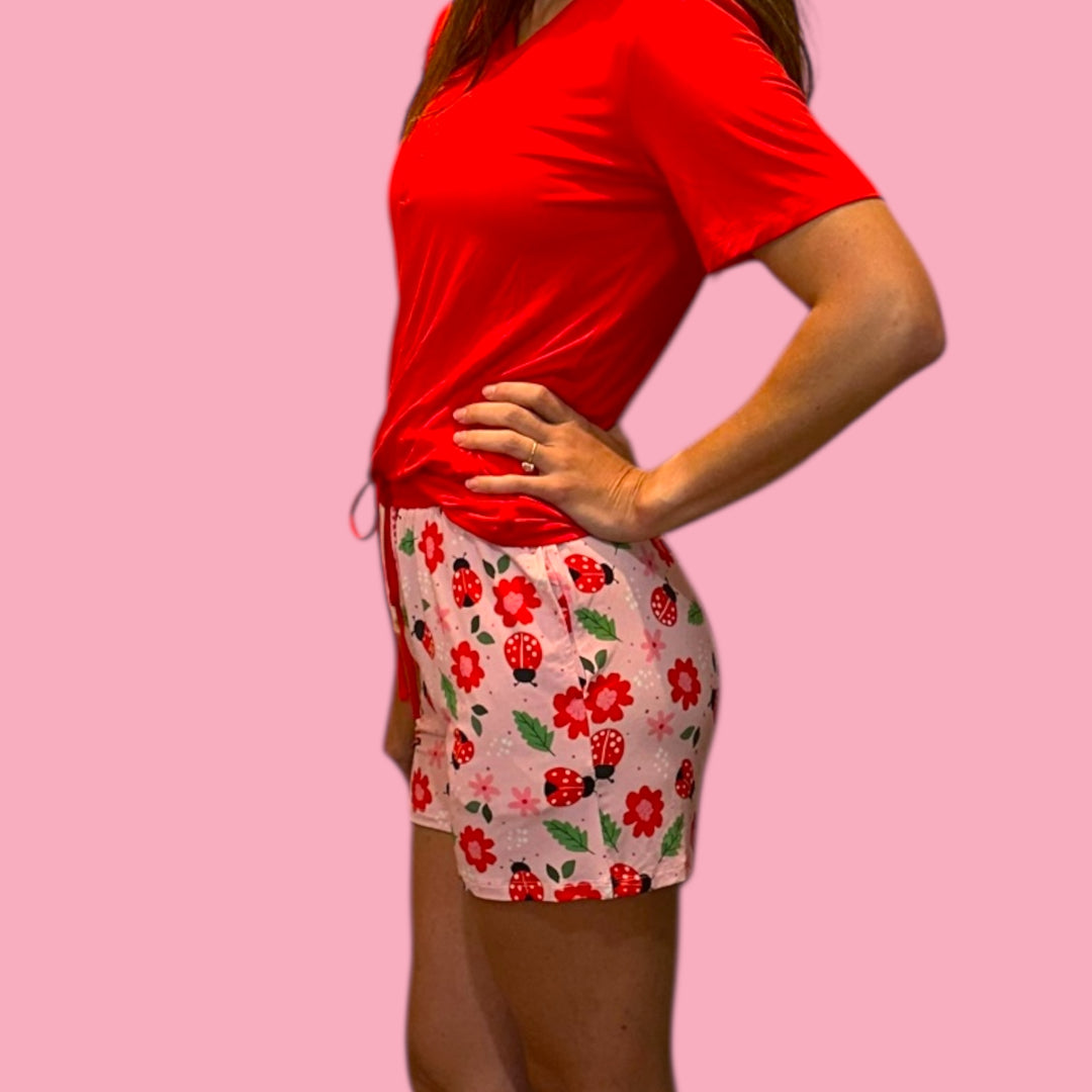 Adult Short Set PJ's - AdoraBug