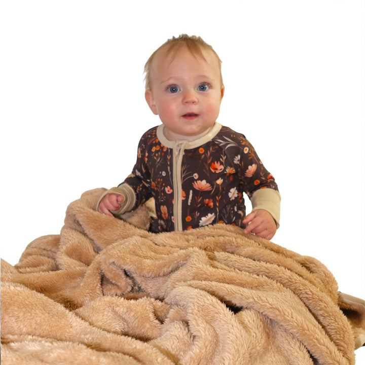 Adult Queen Plush Blanket -  Merritt's Meadow