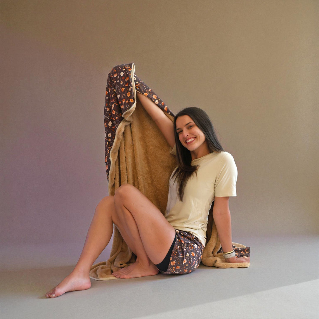 Adult Queen Plush Blanket -  Merritt's Meadow