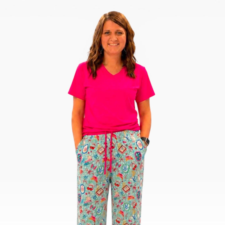 Womens VNeck - Pink